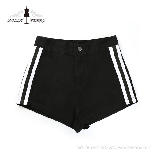 Mini Short Sport Streaks on the Side Fashion Short Pant Sport Sexy Slacks